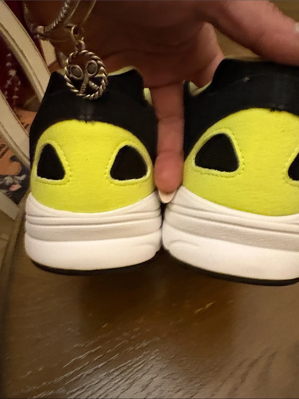 Adidas Yung 1 Men Sz11 NWT Black and Neon Yellow Athletic Sneakers
